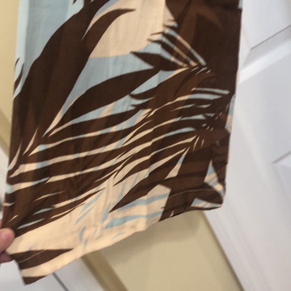 COPY - DRA Los Angeles Anthropologie Tropical Palm Print Pant Hawaii Wide Leg - Picture 11 of 12